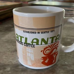 Vintage Large Starbucks Atlanta Coffee Mug